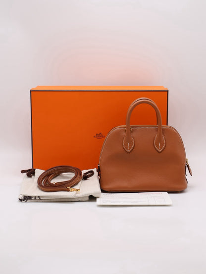 HERMES Mini Bolide - Gold 37 金棕金 G