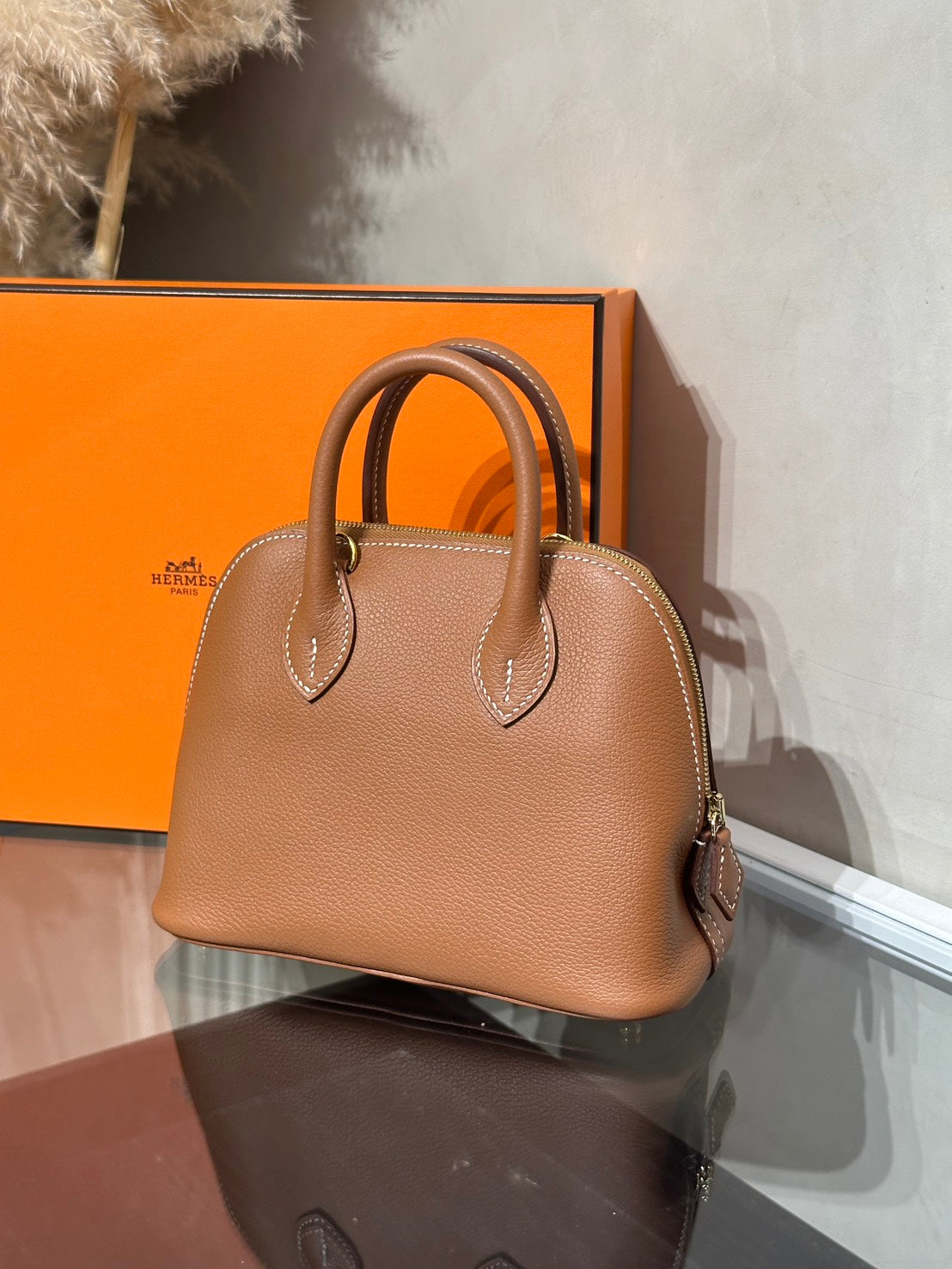 HERMES Mini Bolide - Gold 37 金棕金 G