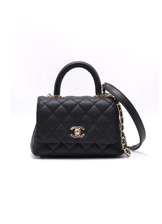 CHANEL Coco Handle - Mini黑金