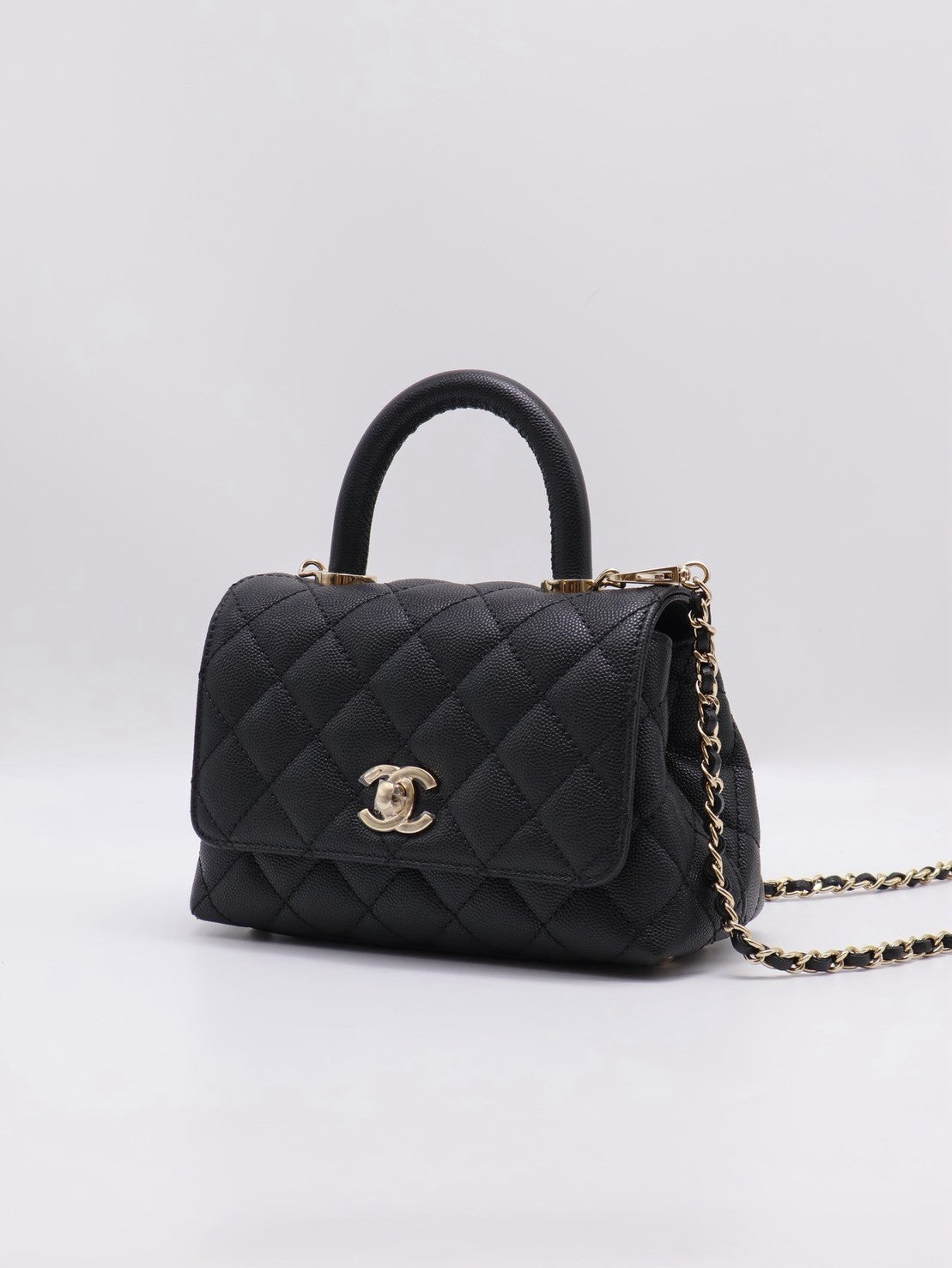 CHANEL Coco Handle - Mini黑金