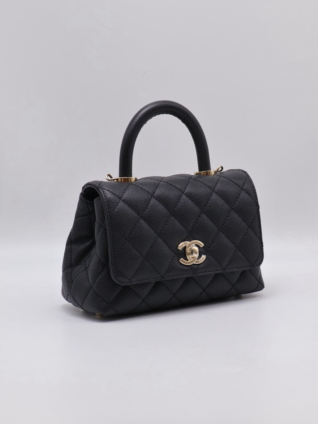 CHANEL Coco Handle - Mini黑金