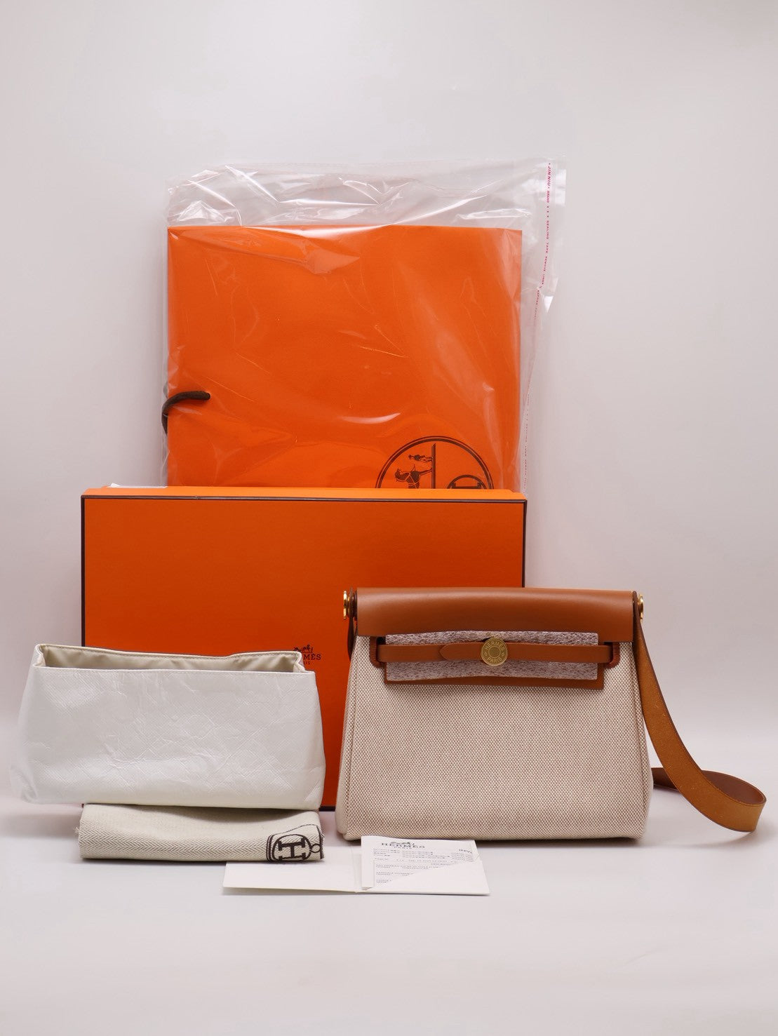 HERMES Herbag Zip 20 - Gold 37 金棕金 K