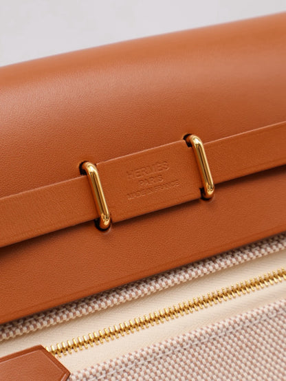 HERMES Herbag Zip 20 - Gold 37 金棕金 K