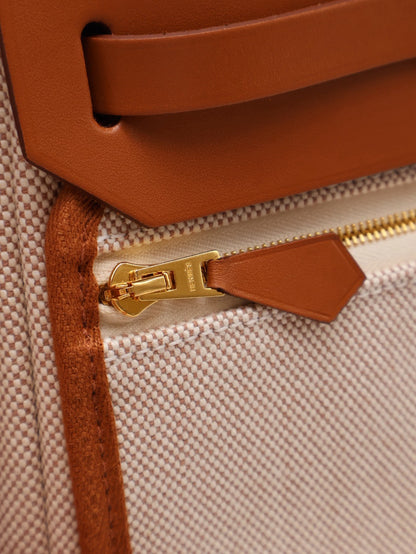 HERMES Herbag Zip 20 - Gold 37 金棕金 K