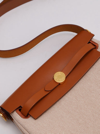 HERMES Herbag Zip 20 - Gold 37 金棕金 K