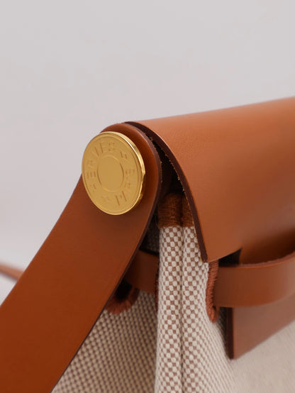 HERMES Herbag Zip 20 - Gold 37 金棕金 K