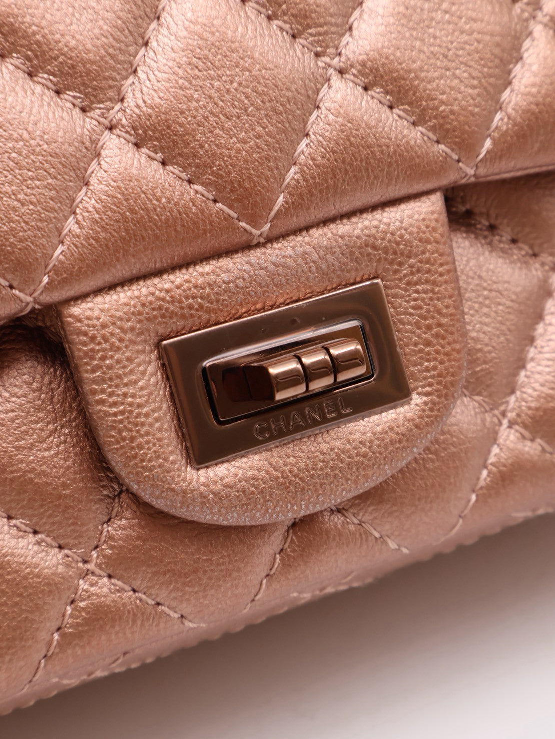 CHANEL 2.55經典口蓋包 24 - 玫瑰金