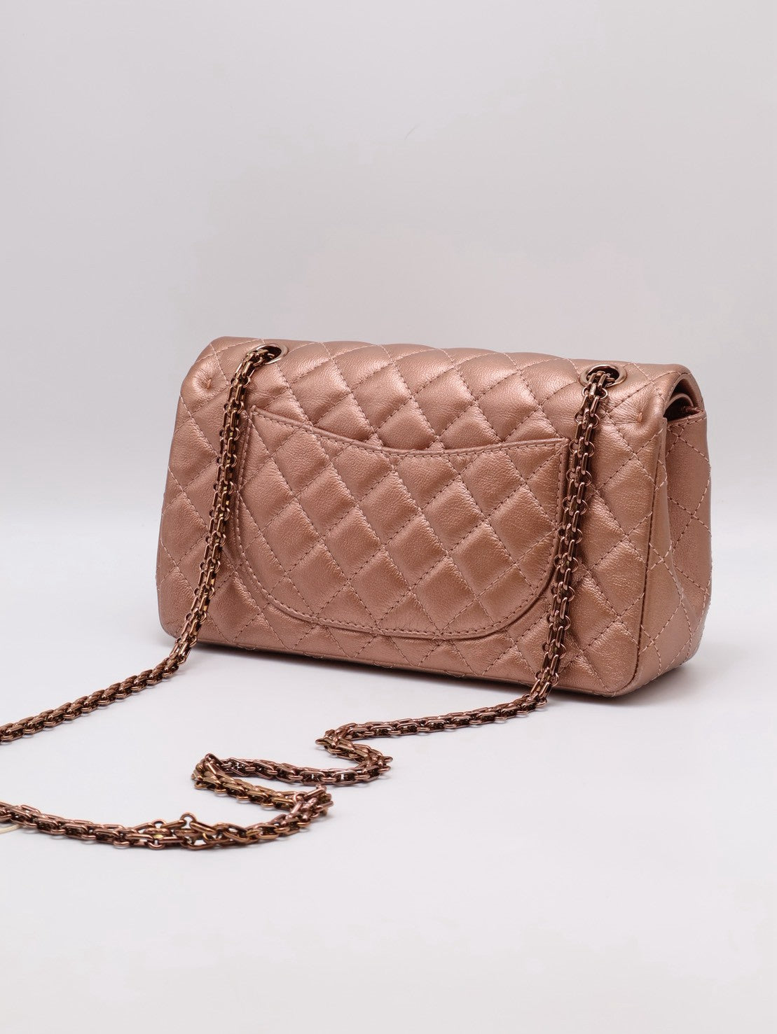 CHANEL 2.55經典口蓋包 24 - 玫瑰金