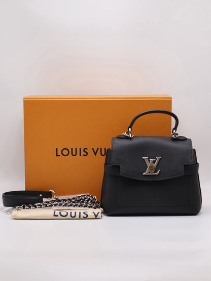 LOUIS VUITTON LockMe Ever - Mini黑銀