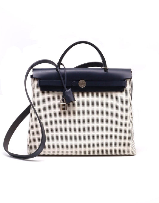 HERMES Herbag Zip 31 - 深藍 U