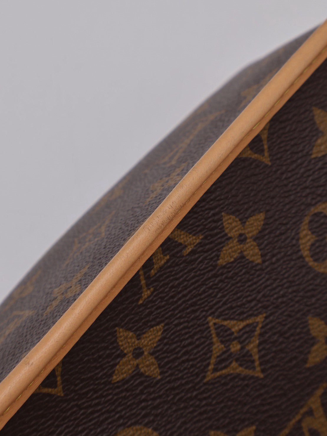 LOUIS VUITTON Diane法棍包 - 紫紅字母背帶
