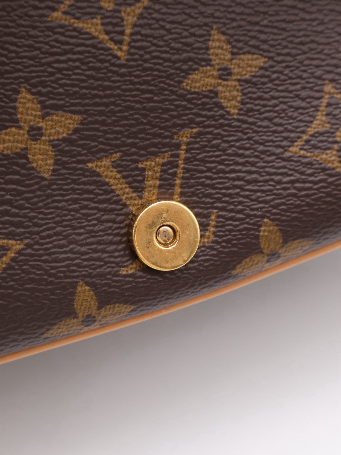 LOUIS VUITTON Diane法棍包 - 紫紅字母背帶