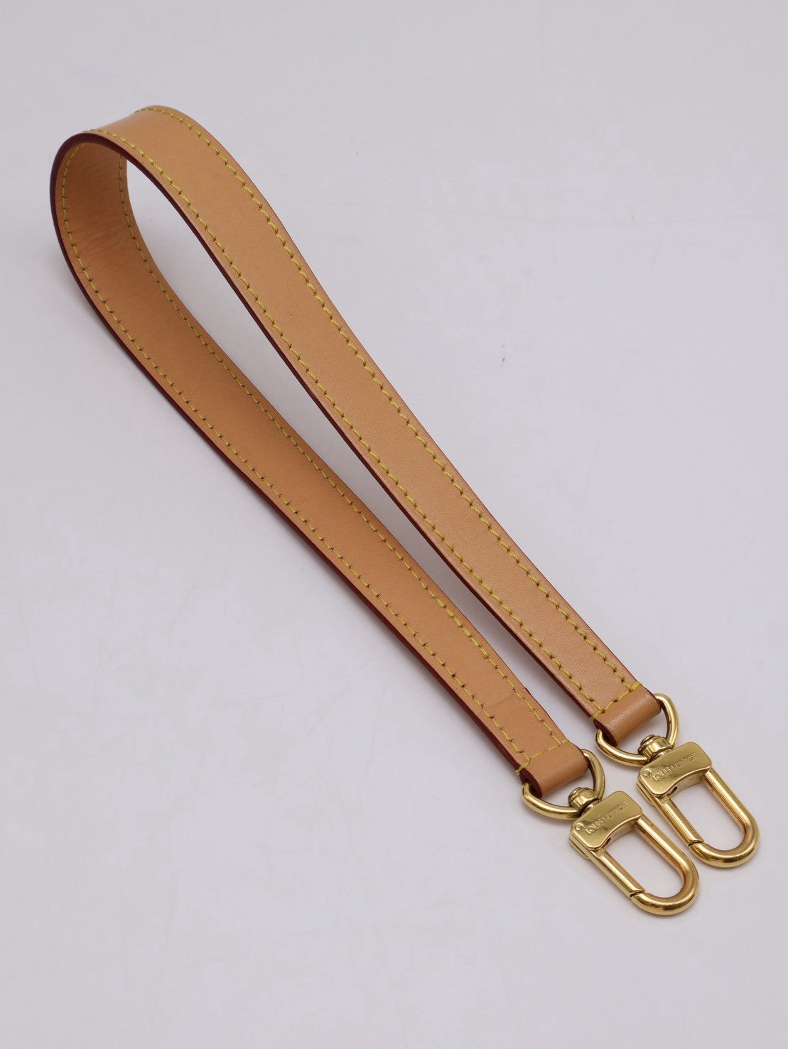 LOUIS VUITTON Diane法棍包 - 紫紅字母背帶