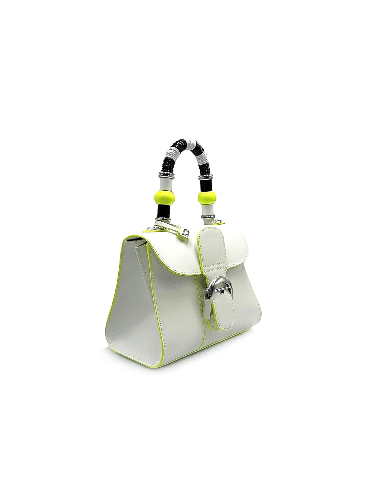 Delvaux Brillant Mini 小牛皮手袋 - 白色公主