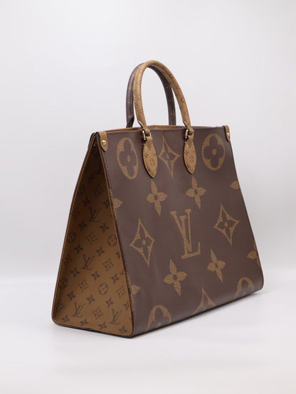 LOUIS VUITTON On The Go - GM拚色老花