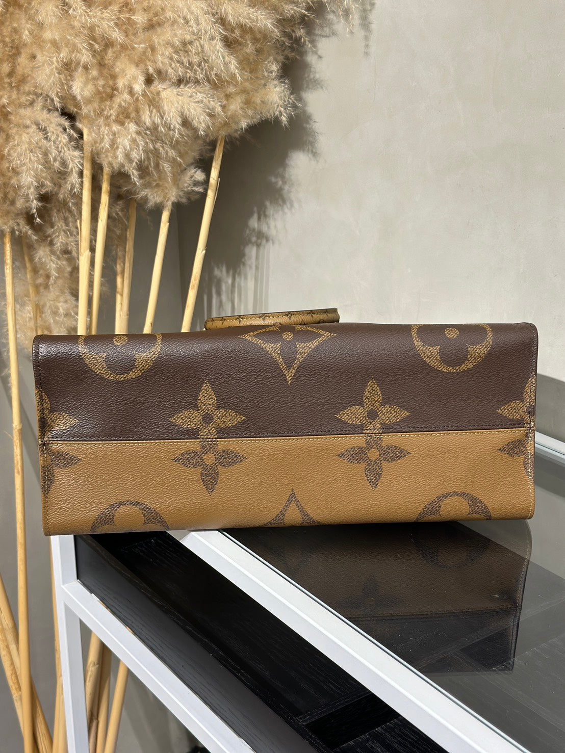 LOUIS VUITTON On The Go - GM拚色老花