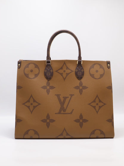LOUIS VUITTON On The Go - GM拚色老花