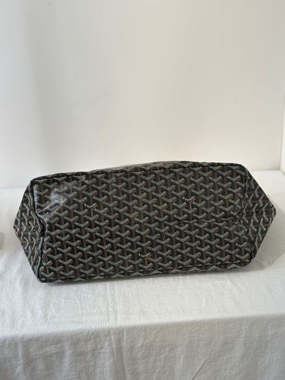 GOYARD 經典亞麻帆布Tote - 大號棕