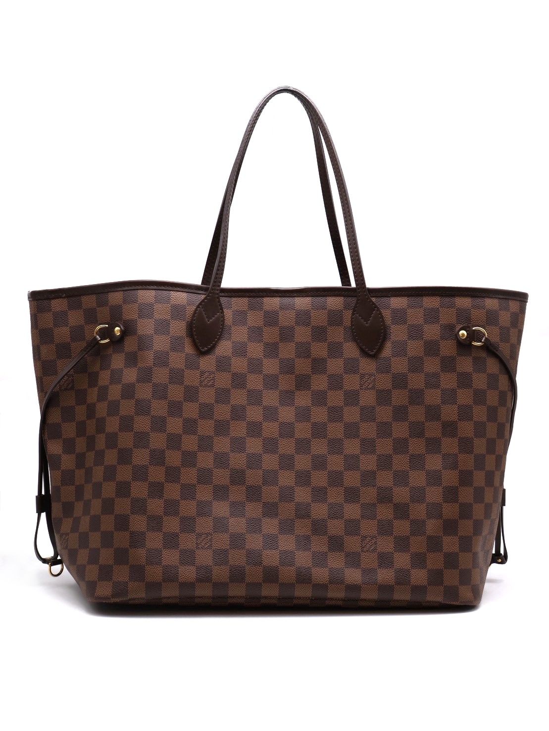 LOUIS VUITTON 經典Neverfull托特包 - GM棋盤格