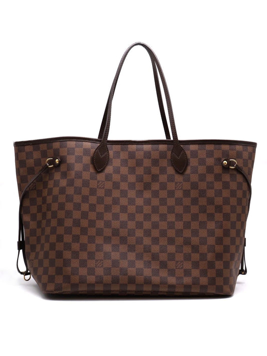 LOUIS VUITTON 經典Neverfull托特包 - GM棋盤格