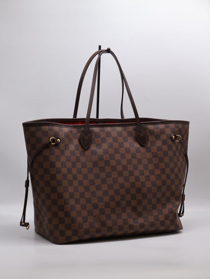 LOUIS VUITTON 經典Neverfull托特包 - GM棋盤格