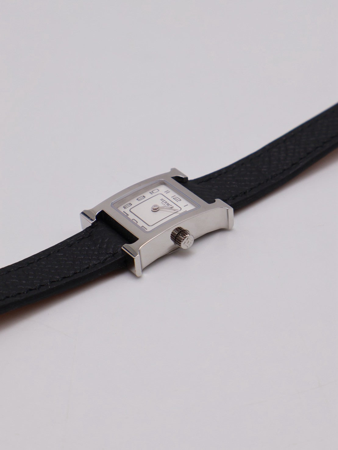 HERMES Heure H腕錶 - 21 黑銀 K