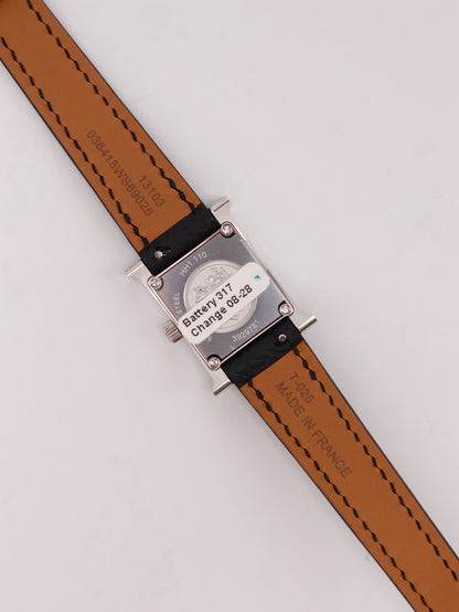 HERMES Heure H腕錶 - 21 黑銀 K