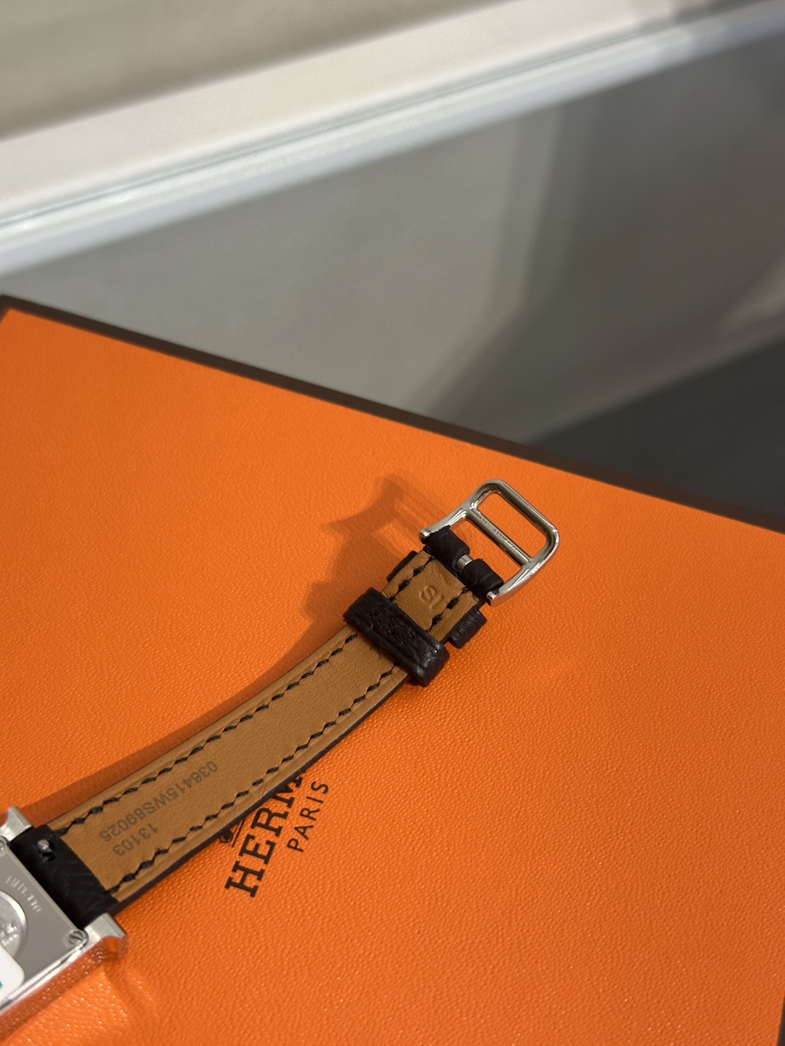 HERMES Heure H腕錶 - 21 黑銀 K