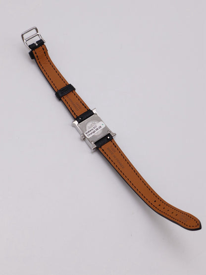 HERMES Heure H腕錶 - 21 黑銀 K