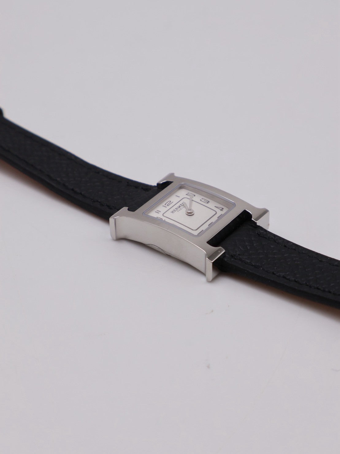 HERMES Heure H腕錶 - 21 黑銀 K