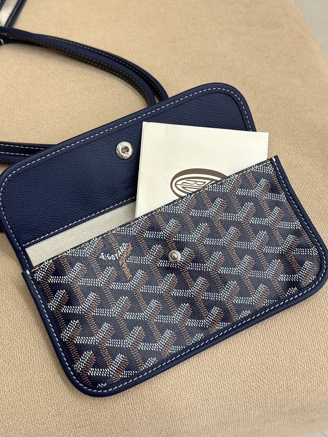 GOYARD 經典Tote小號 - 藏藍