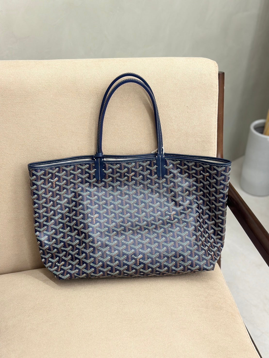 GOYARD 經典Tote小號 - 藏藍