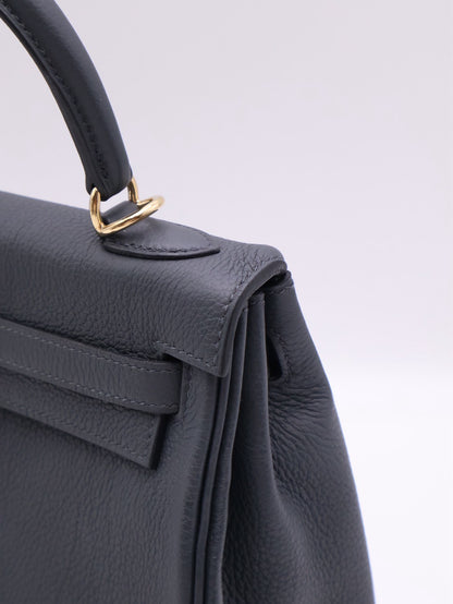 HERMES Kelly 25 - Gris Misty H0 霧霾灰香檳金 W