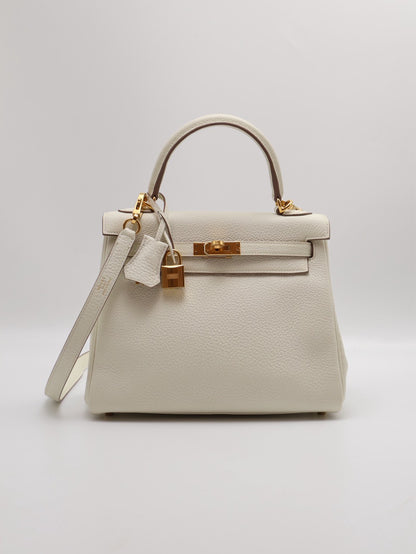 HERMES Kelly 25 - 蘑菇白金 B