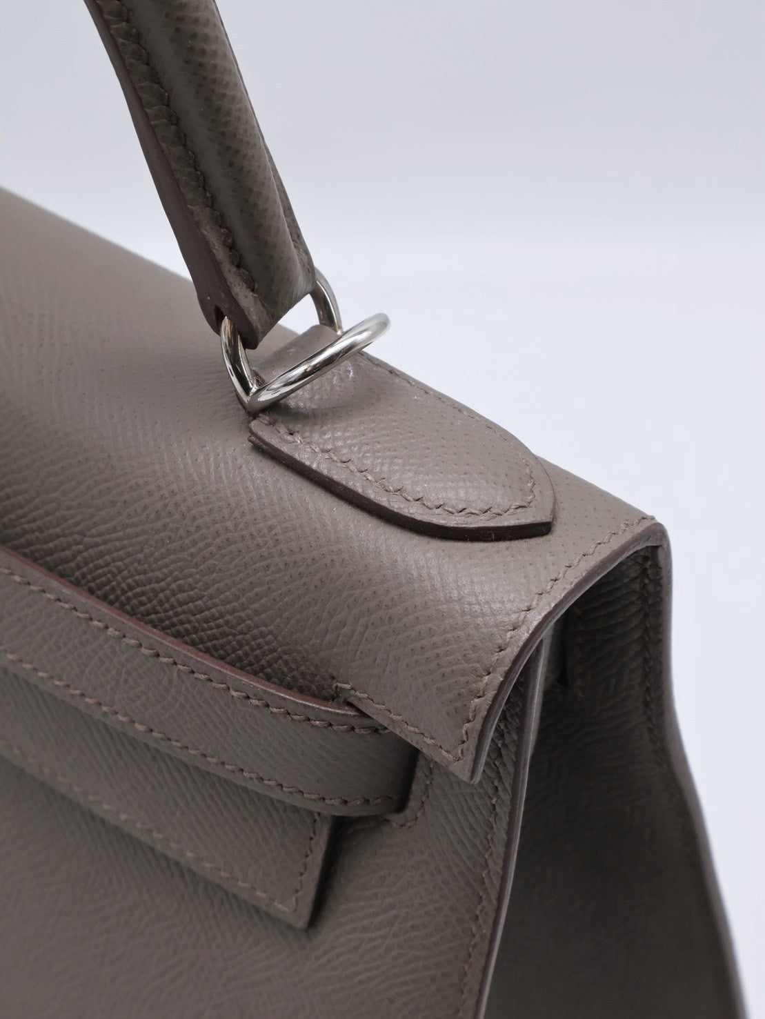 HERMES Kelly 28 - 錫器灰銀 A