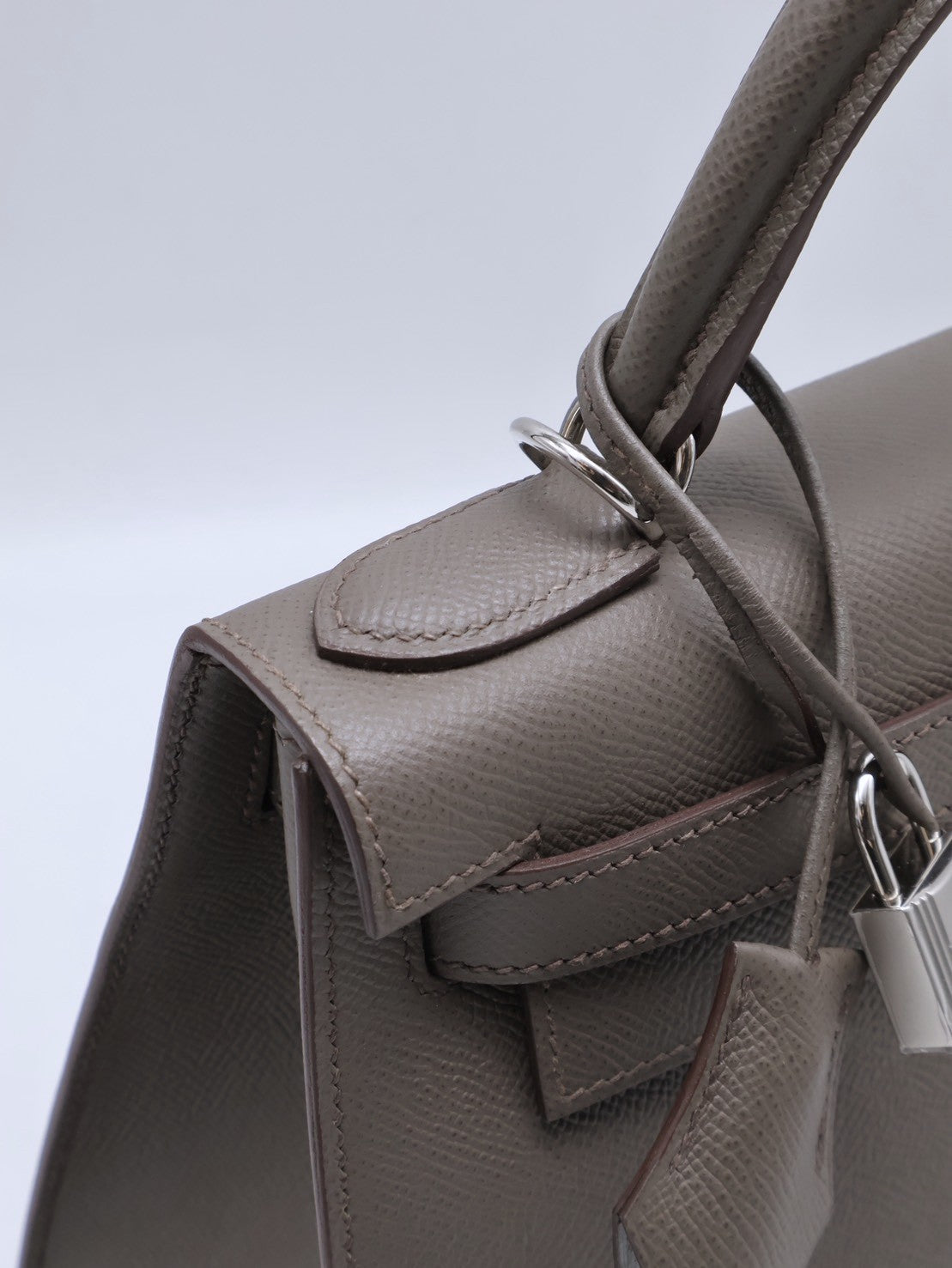 HERMES Kelly 28 - 錫器灰銀 A