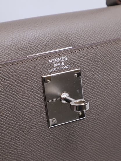 HERMES Kelly 28 - 錫器灰銀 A