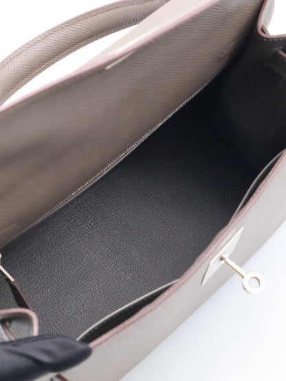 HERMES Kelly 28 - 錫器灰銀 A