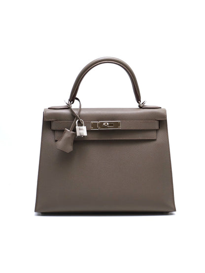 HERMES Kelly 28 - 錫器灰銀 A