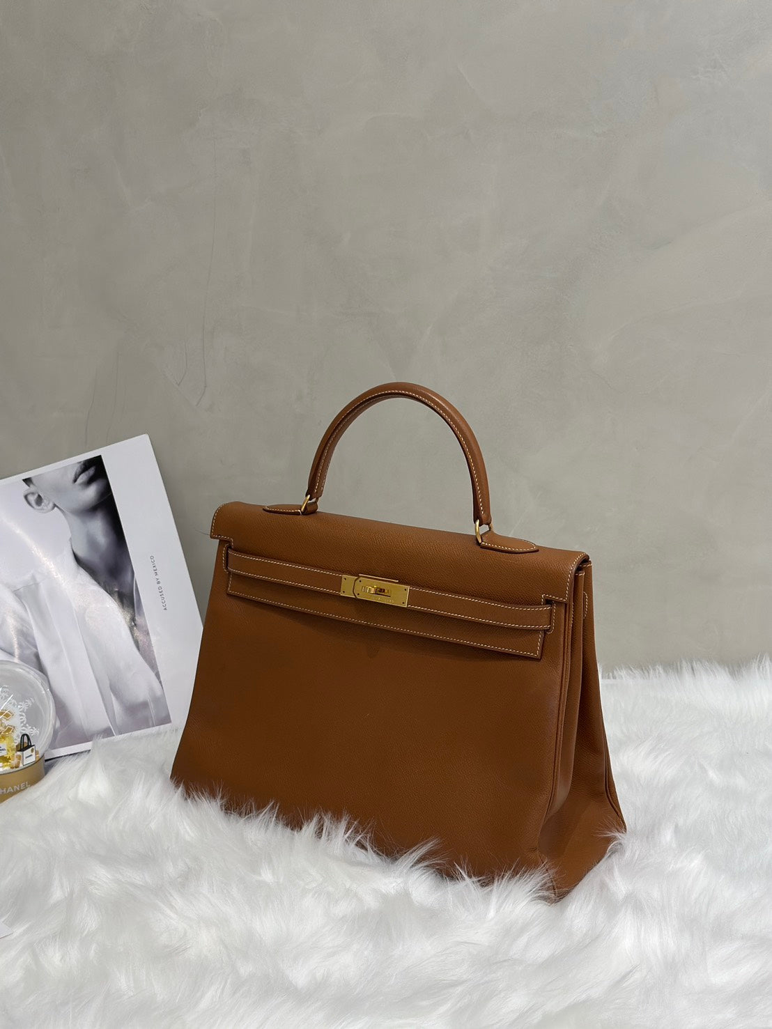 HERMES Kelly 35 - 金棕金 🄰