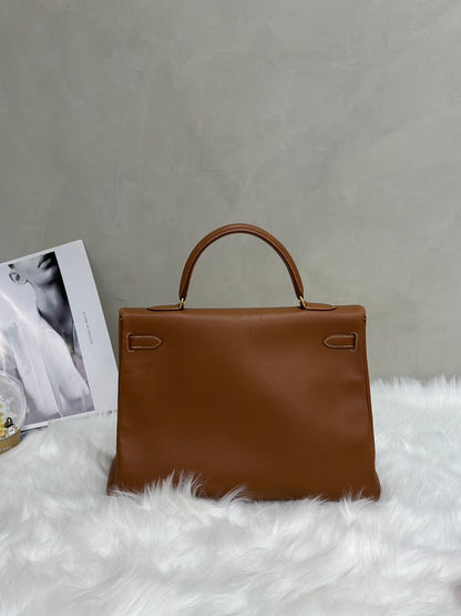 HERMES Kelly 35 - 金棕金 🄰