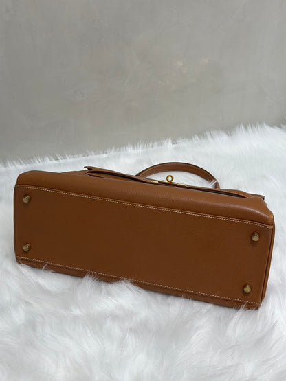 HERMES Kelly 35 - 金棕金 🄰