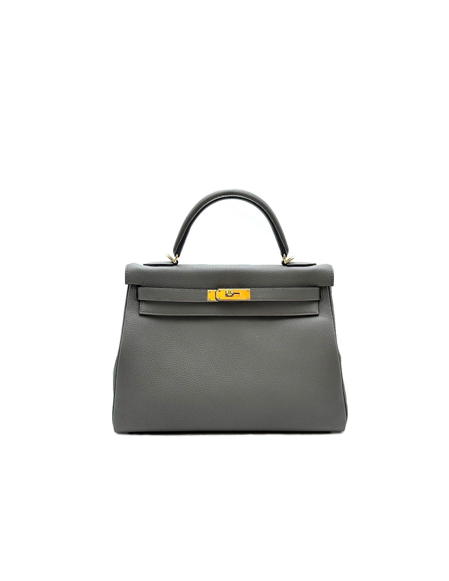 HERMES Kelly 32 - 錫器灰金 Z