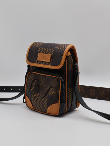 LOUIS VUITTON x NIGO聯名款 Nano amazone斜背包