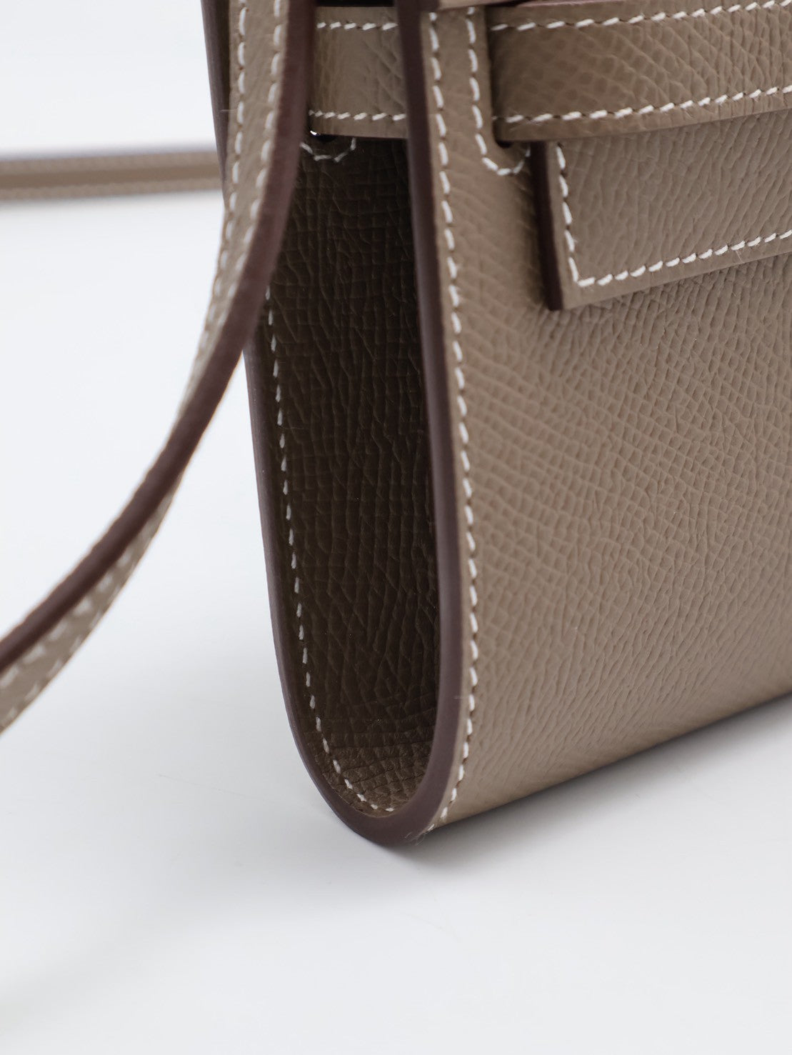 HERMES Kelly to go - 灰金 K