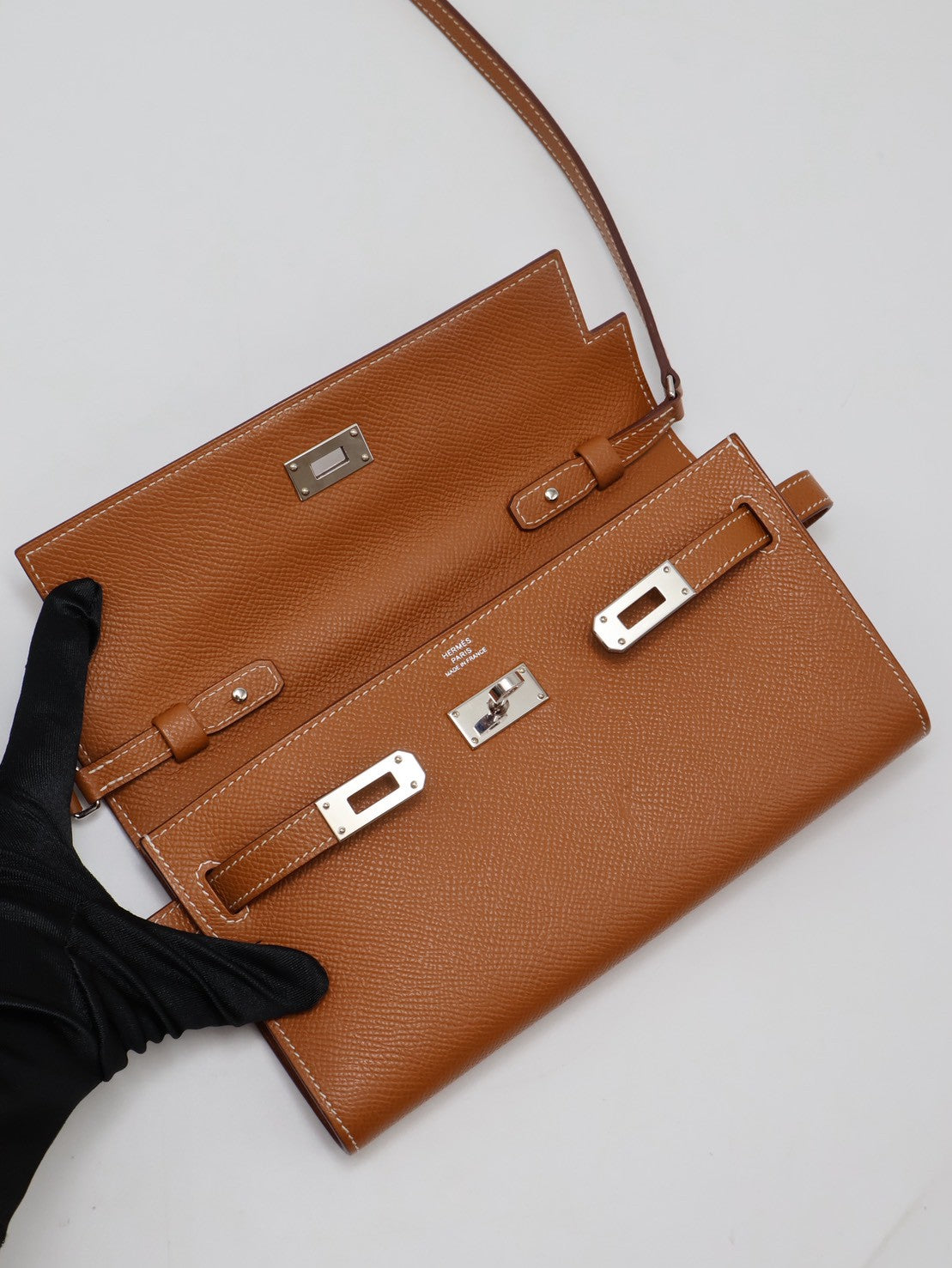 HERMES Kelly To Go - Gold 37 金棕銀 K