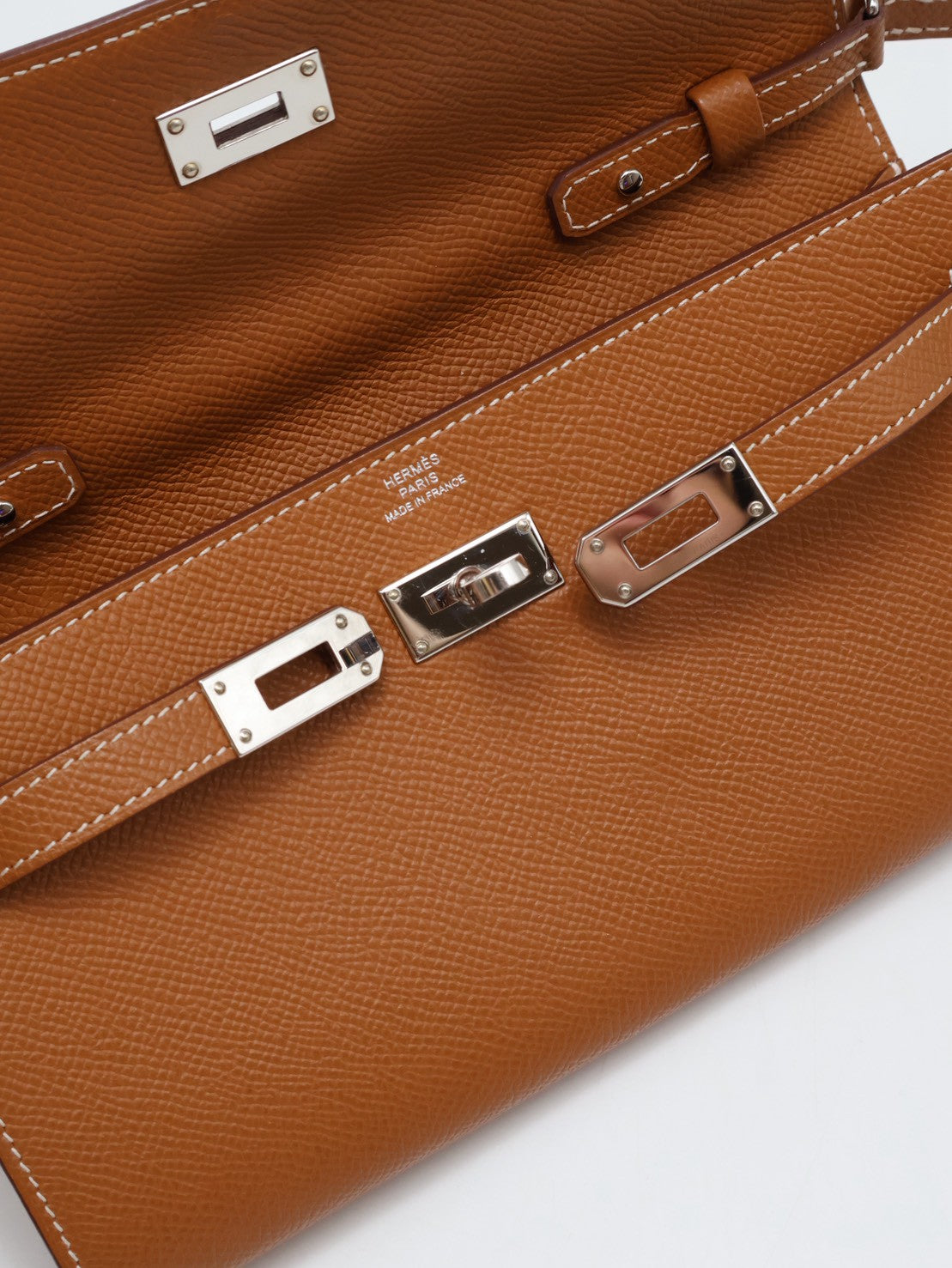 HERMES Kelly To Go - Gold 37 金棕銀 K