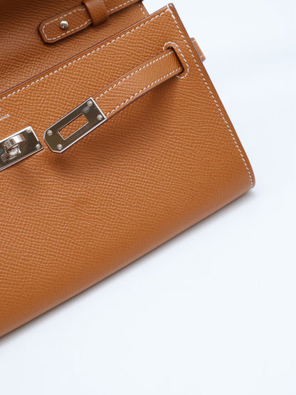 HERMES Kelly To Go - 金棕銀 K