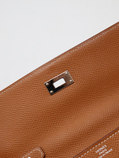 HERMES Kelly To Go - 金棕銀 K