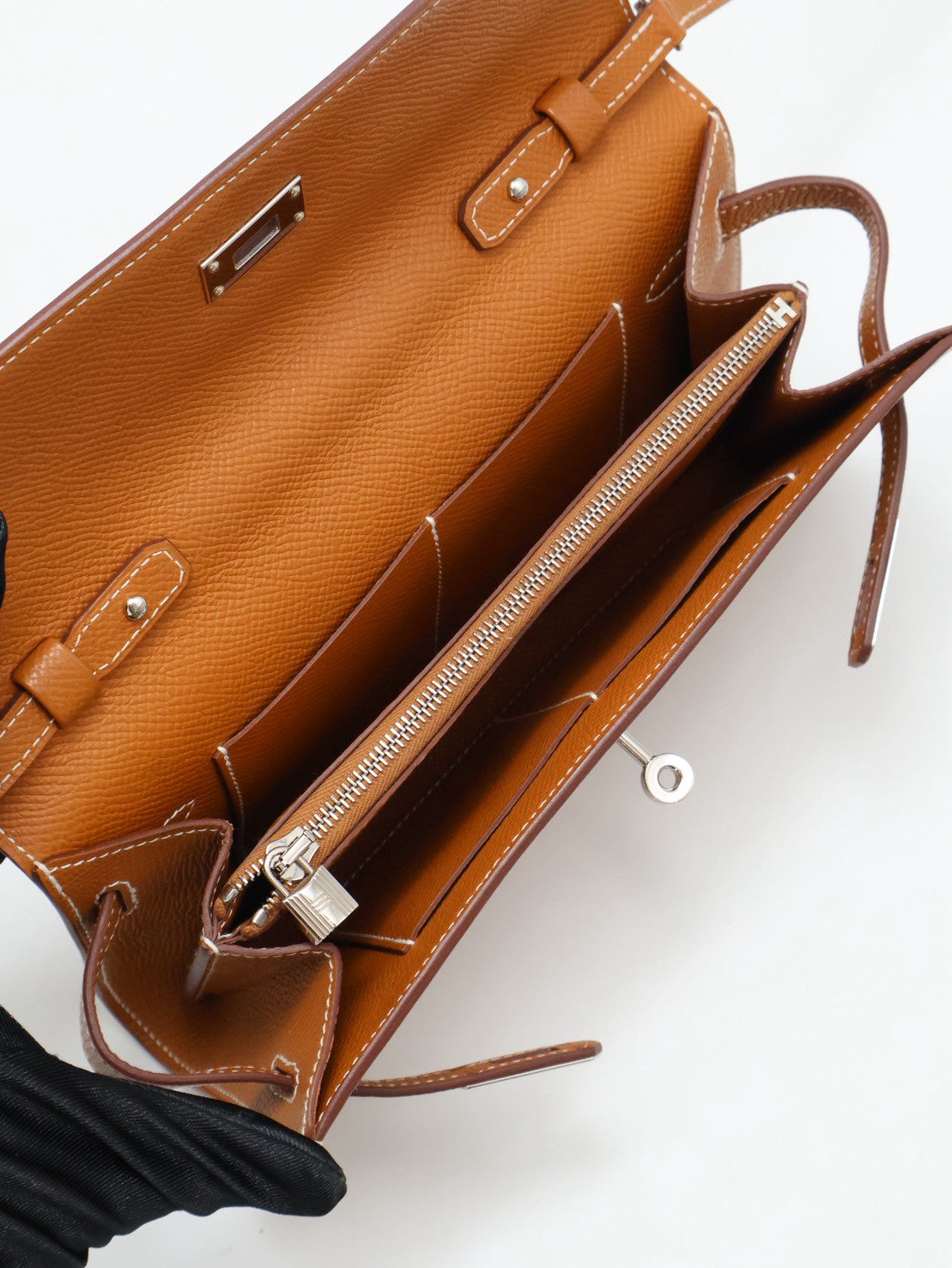 HERMES Kelly To Go - Gold 37 金棕銀 K